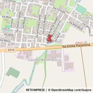 Mappa Via Alessandro Manzoni, 2, 29010 Sarmato, Piacenza (Emilia Romagna)