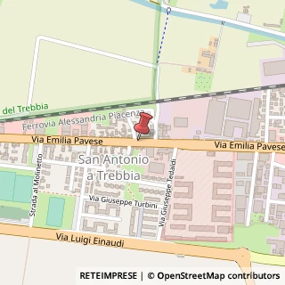 Mappa Via Emilia Pavese, 143, 29121 Piacenza, Piacenza (Emilia Romagna)