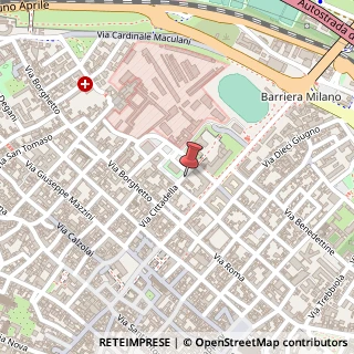 Mappa Piazza della Cittadella, 42, 29121 Piacenza, Piacenza (Emilia Romagna)