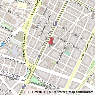 Mappa Via Evangelista Torricelli, 43, 10129 Torino, Torino (Piemonte)