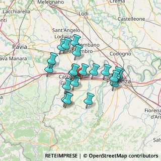 Mappa Via Emilia, 29010 Sarmato PC, Italia (10.7065)