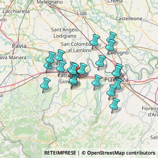 Mappa Via Emilia, 29010 Sarmato PC, Italia (11.8325)