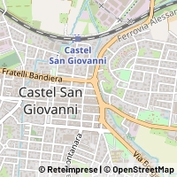 Mapa Castel San Giovanni