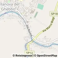 Hartă Villanova del Ghebbo