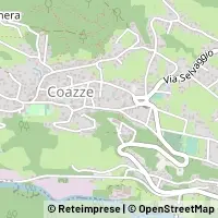 Mapa Coazze
