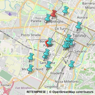 Mappa Via Renier Rodolfo, 10141 Torino TO, Italia (2.02533)