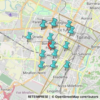 Mappa Via Renier Rodolfo, 10141 Torino TO, Italia (1.58733)