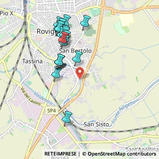 Mappa Via Silvio Barucchello, 45100 Rovigo RO, Italia (1.0375)
