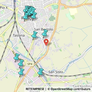 Mappa Via Silvio Barucchello, 45100 Rovigo RO, Italia (1.511)