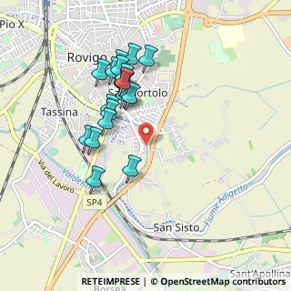 Mappa Via Silvio Barucchello, 45100 Rovigo RO, Italia (0.857)