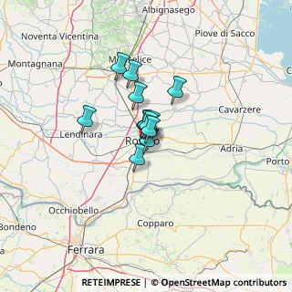 Mappa Via Silvio Barucchello, 45100 Rovigo RO, Italia (6.94083)