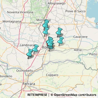 Mappa Via Silvio Barucchello, 45100 Rovigo RO, Italia (8.75769)