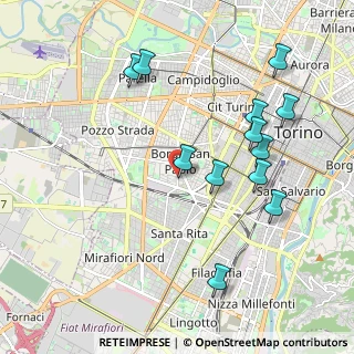 Mappa Via Tolmino, 10141 Torino TO, Italia (2.1225)