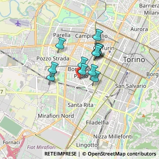 Mappa Via Tolmino, 10141 Torino TO, Italia (1.19667)