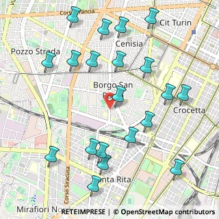 Mappa Via Tolmino, 10141 Torino TO, Italia (1.22)