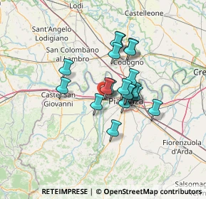 Mappa Viale Stazione, 29010 Rottofreno PC, Italia (9.51421)