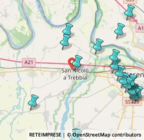 Mappa Viale Stazione, 29010 Rottofreno PC, Italia (5.684)