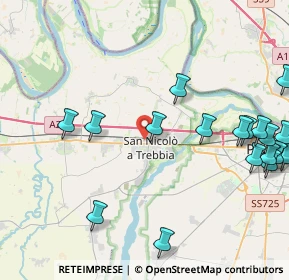 Mappa Viale Stazione, 29010 Rottofreno PC, Italia (5.6795)