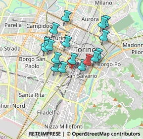 Mappa Via S. Secondo, 10128 Torino TO, Italia (1.44353)