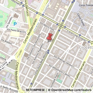 Mappa Via Cristoforo Colombo, 51, 10129 Torino, Torino (Piemonte)