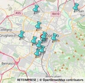 Mappa Corso Duca degli Abruzzi, 10100 Torino TO, Italia (2.84091)