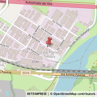 Mappa Via Bologna, 27, 29010 Calendasco, Piacenza (Emilia Romagna)