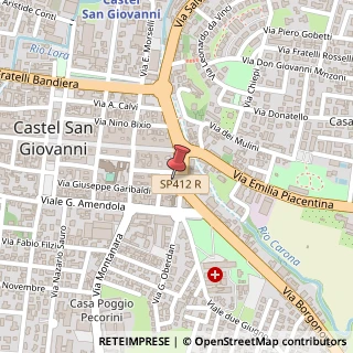 Mappa Piazzale Antonio Gramsci, 6B, 29015 Castel San Giovanni, Piacenza (Emilia Romagna)