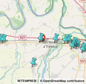 Mappa Via Grilli, 29010 San Nicolò PC, Italia (5.9555)