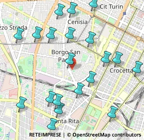 Mappa Corso Racconigi, 10129 Torino TO, Italia (1.2125)