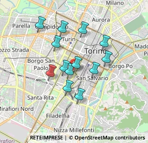 Mappa Corso Luigi Einaudi, 10128 Torino TO, Italia (1.40769)