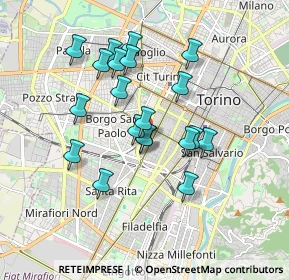 Mappa Via Giovanni da Verrazzano, 10129 Torino TO, Italia (1.5495)