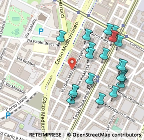 Mappa Via Giovanni da Verrazzano, 10129 Torino TO, Italia (0.263)