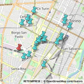 Mappa 10129 Torino TO, Italia (0.9465)