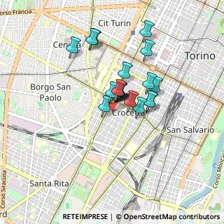 Mappa 10129 Torino TO, Italia (0.6085)
