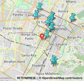 Mappa 10129 Torino TO, Italia (1.96692)