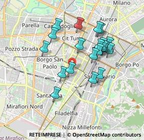 Mappa 10129 Torino TO, Italia (1.645)