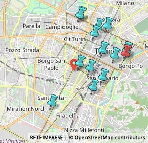 Mappa 10129 Torino TO, Italia (1.96357)
