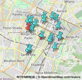 Mappa Via Cristoforo Colombo, 10100 Torino TO, Italia (1.5285)