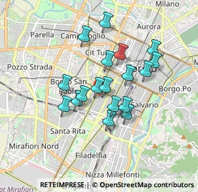 Mappa 10129 Torino TO, Italia (1.39944)