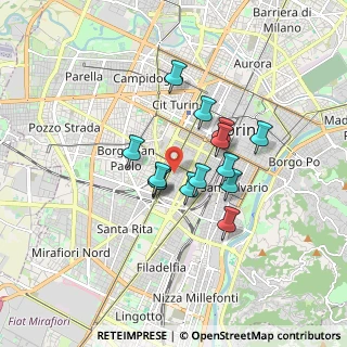 Mappa 10129 Torino TO, Italia (1.25714)