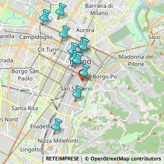 Mappa Via Claudio Luigi Berthollet, 10125 Torino TO, Italia (1.79909)