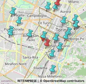 Mappa Via Cristoforo Colombo, 10129 Torino TO, Italia (2.337)