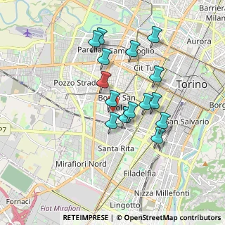 Mappa Via Rodolfo Renier, 10141 Torino TO, Italia (1.54933)