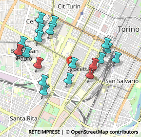 Mappa Via Bove Giacomo, 10129 Torino TO, Italia (1.04)