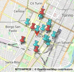 Mappa Via Bove Giacomo, 10129 Torino TO, Italia (0.7)