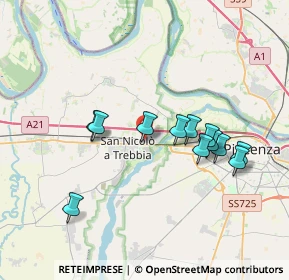 Mappa Via Bonina Est, 29010 San Nicolò PC, Italia (3.37083)