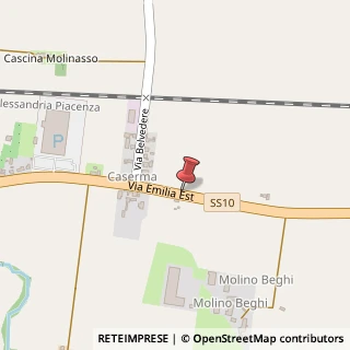 Mappa Via Emilia Est, 21, 29010 Rottofreno, Piacenza (Emilia Romagna)