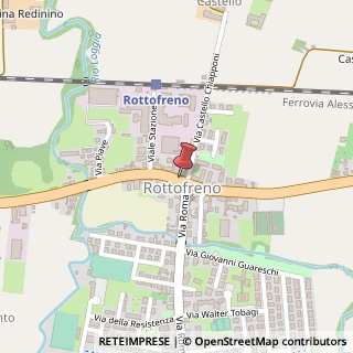 Mappa Via Montini, 47, 29010 Rottofreno, Piacenza (Emilia Romagna)