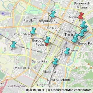 Mappa Via Norberto Bobbio, 10141 Torino TO, Italia (2.56333)