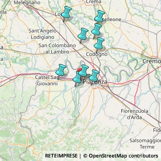 Mappa Via Fornace, 29010 Rottofreno PC, Italia (23.39846)